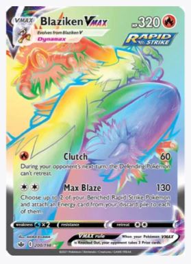 Blaziken VMAX (Secret) SWSH06: Chilling Reign # 200/198 - Sweets and Geeks