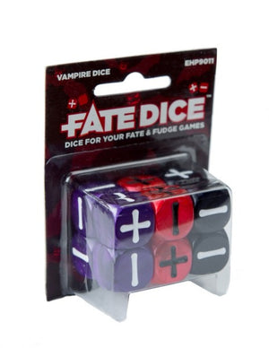 Fate Core RPG: Fate Dice - Vampire (12) - Sweets and Geeks