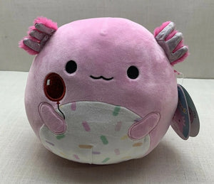 Squishmallows - Archie the Axolotl with Balloon 8" Plush - Sweets and Geeks