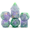 Foam Brain Games - Green and Purple Seabed Treasure Dice Set - Sweets and Geeks