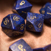 Lapis Lazuli Gemstone Dice - Sweets and Geeks