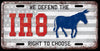 IH8 DEM License Plate - Sweets and Geeks