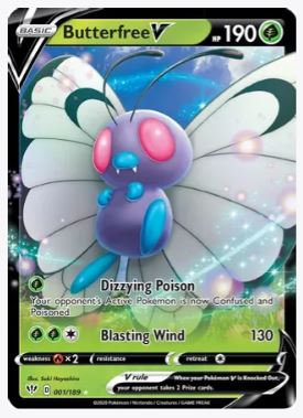 Butterfree V SWSH03: Darkness Ablaze	# 001/189 - Sweets and Geeks