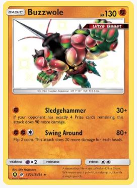 Buzzwole Hidden Fates: Shiny Vault # SV24/SV94 - Sweets and Geeks