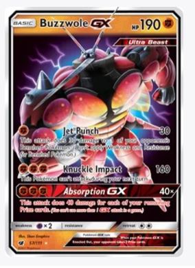 Buzzwole GX SM - Crimson Invasion # 57/111 - Sweets and Geeks