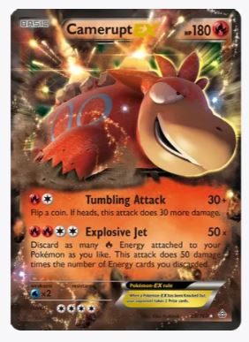 Camerupt EX XY - Primal Clash # 29/160 - Sweets and Geeks