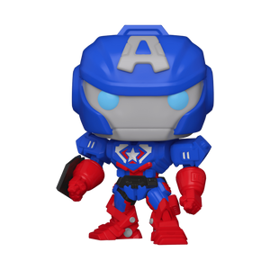 Funko Pop! - Marvel Avengers Mech Strike: Captain America #829 - Sweets and Geeks