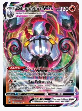 Chandelure VMAX SWSH08: Fusion Strike # 040/264 - Sweets and Geeks