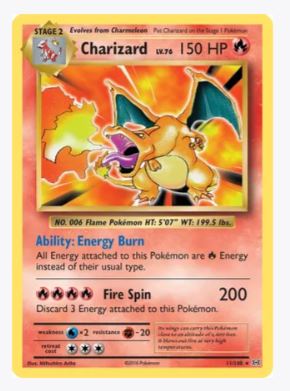 Charizard (Holo Rare) XY - Evolutions # 11/108 - Sweets and Geeks