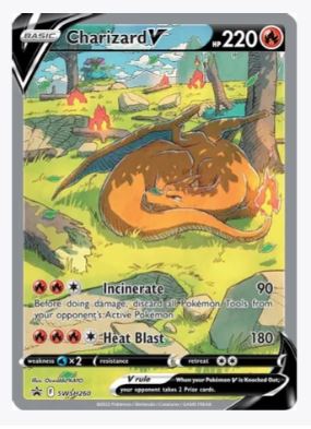 Charizard V - SWSH260 SWSH: Sword & Shield Promo Cards # SWSH260 - Sweets and Geeks