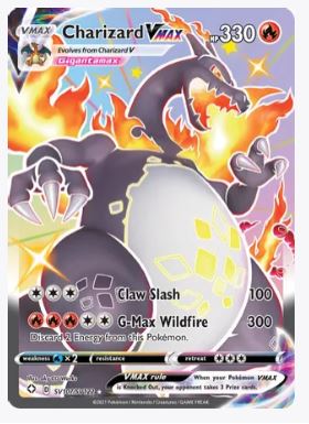 Charizard VMAX Shining Fates: Shiny Vault # SV107/SV122 - Sweets and Geeks