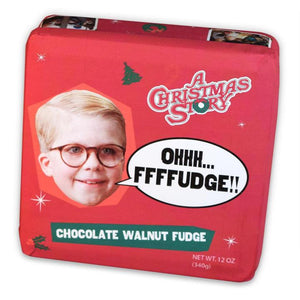 A Christmas Story Chocolate Fudge Tins - Sweets and Geeks