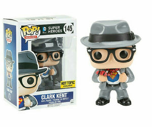 Funko Pop Heroes: DC Super Heroes - Clark Kent Hot Topic Exclusive #145 - Sweets and Geeks