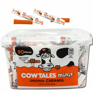 Cow Tales Minis 90 Count Tub - Sweets and Geeks