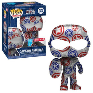 Funko Pop! Art Series - The Falcon and The Winter Solider - Captain America #33 - Sweets and Geeks