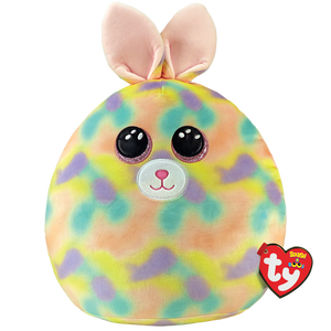 Ty Squish-A-Boo - Furry - Easter Pastel Rabbit - Sweets and Geeks