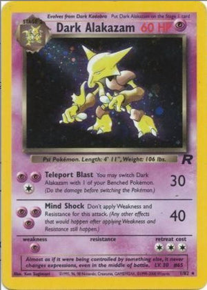 Dark Alakazam (1) Team Rocket # 01/82 - Sweets and Geeks