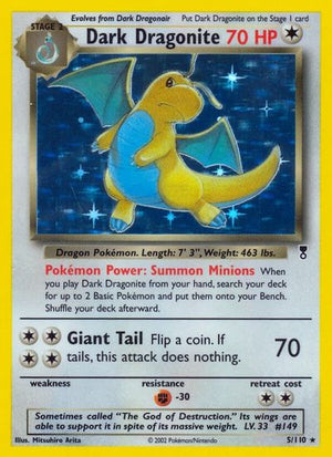 Dark Dragonite - Legendary Collection - Card # 5/110 - Sweets and Geeks