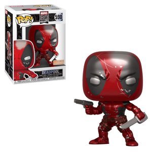 Funko Pop: Marvel 80 Years - Deadpool (First Appearance) (Metallic) Box Lunch Exclusive #590 - Sweets and Geeks