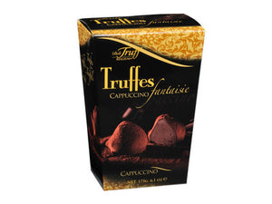 Deli Truff Cappuccino Cocoa Dusted Truffles 6.25oz - Sweets and Geeks