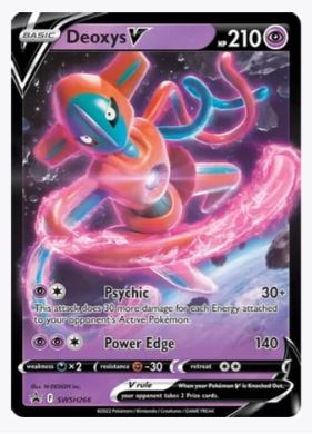 Deoxys V SWSH: Sword & Shield Promo Cards # SWSH266 - Sweets and Geeks