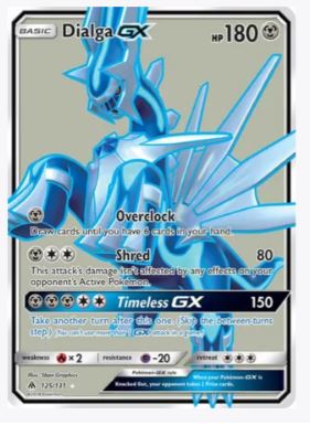 Dialga GX (Full Art) SM - Forbidden Light # 125/131 - Sweets and Geeks