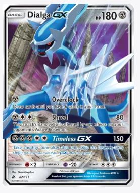 Dialga GX SM - Forbidden Light # 82/131 - Sweets and Geeks