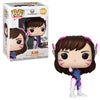 Funko Pop! Games: Overwatch - D.Va (Glitter) Game Stop Exclusive #491 - Sweets and Geeks