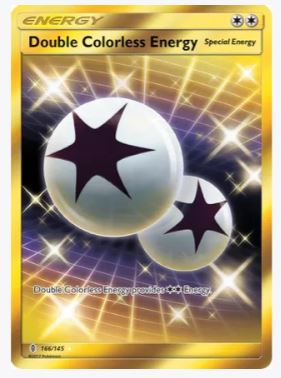 Double Colorless Energy (Secret) SM - Guardians Rising # 166/145 - Sweets and Geeks