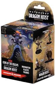 Dungeons & Dragons Fantasy Miniatures: Icons of the Realm Set 9 Waterdeep Dragon Heist Booster - Sweets and Geeks