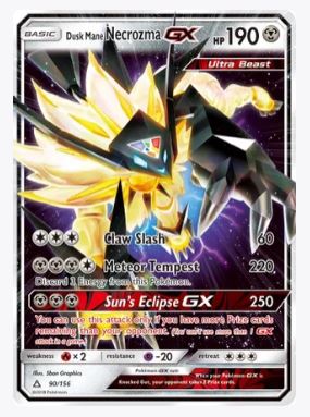 Dusk Mane Necrozma GX SM - Ultra Prism # 90/156 - Sweets and Geeks