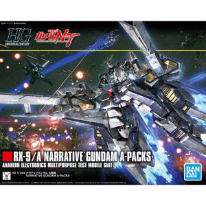 Mobile Suit Gundam Narrative HGUC Narrative Gundam (A-Packs) 1/144 Scale Model Kit - Sweets and Geeks