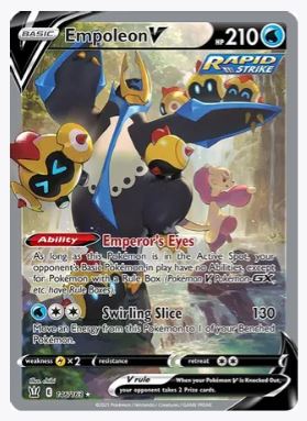 Empoleon V (Alternate Full Art) SWSH05: Battle Styles # 146/163 - Sweets and Geeks