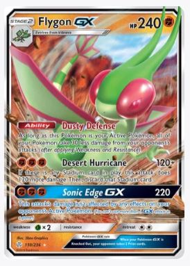 Flygon GX SM - Cosmic Eclipse # 110/236 - Sweets and Geeks