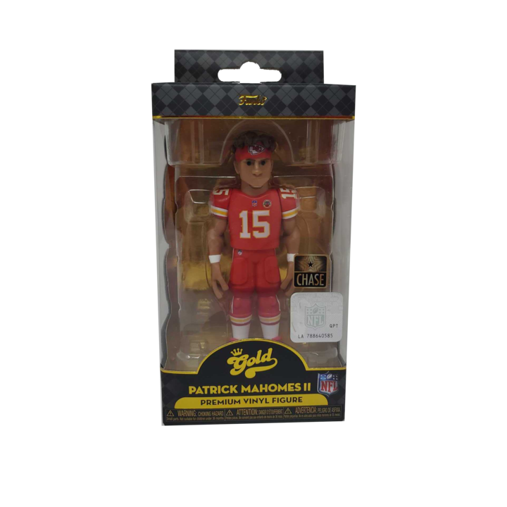 Funko GOLD Patrick Mahomes Chase NFL Kansas City Chiefs PREMIUM VINYL FIGURE