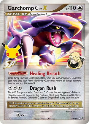 Garchomp C LV.X Celebrations: Classic Collection # 145/147 - Sweets and Geeks