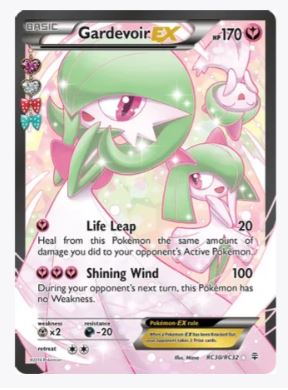 Gardevoir EX (Full Art) Generations: Radiant Collection	# RC30/RC32 - Sweets and Geeks