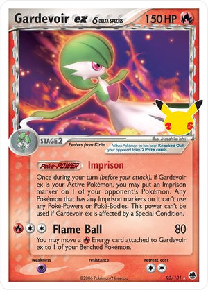 Gardevoir ex (Delta Species) - Celebrations: Classic Collection - Card # 93/101 - Sweets and Geeks