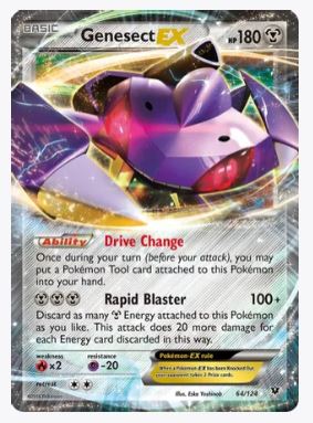 Genesect EX XY - Fates Collide # 64/124 - Sweets and Geeks