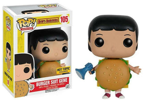 Funko Pop Animation: Bob's Burgers - Burger Suit Gene (Hot Topic Exclusvie) #105 - Sweets and Geeks