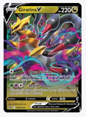 Giratina V - SWSH259 SWSH: Sword & Shield Promo Cards	# SWSH259 - Sweets and Geeks