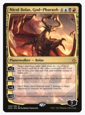 Nicol Bolas, God-Pharaoh - Hour of Devastation - # 140/199 - Sweets and Geeks