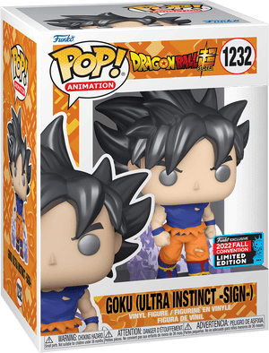 Funko Pop! Animation: Dragon Ball Super - Goku (Ultra Instinct -Sign-) (2022 Fall Convention) #1232 - Sweets and Geeks