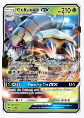 Golisopod GX SM - Burning Shadows # 17/147 - Sweets and Geeks