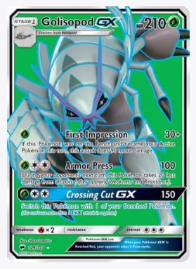 Golisopod GX (Full Art) SM - Burning Shadows # 129/147 - Sweets and Geeks