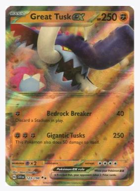 Great Tusk ex SV01: Scarlet & Violet Base Set # 123/198 - Sweets and Geeks