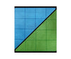 Chessex Battlemat 1 Inch Reversible Blue-Green Squares - Sweets and Geeks