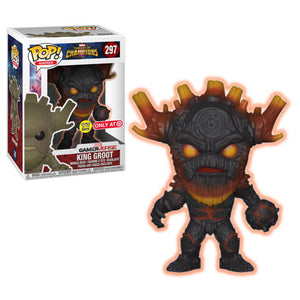 Funko Pop Games: Marvel Contest of Champions - King Groot (Scorched) (Glow in Dark) Target Exclusive #297 - Sweets and Geeks