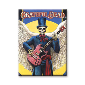 Grateful Dead Skeleton Guitar Magnet - Sweets and Geeks