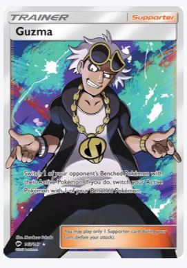 Guzma (Full Art) SM - Burning Shadows # 143/147 - Sweets and Geeks